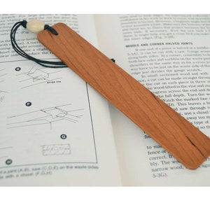 Handmade european Cherry wooden bookmark