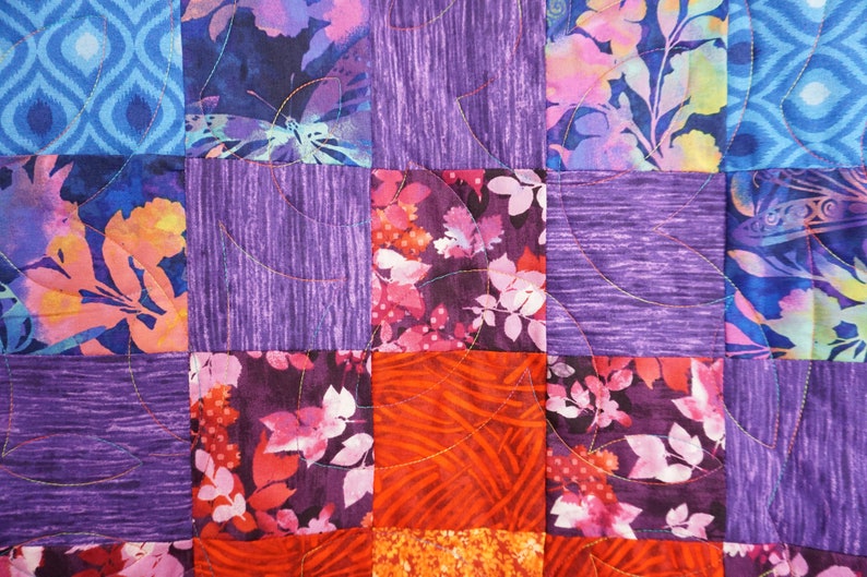 Trip Around the World Queen King Size Quilt 102 by Etsy