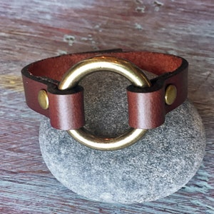 Engraved Leather Bracelet for Women & Men | Womens Leather Jewelry | Leather Wrap Cuff | Boho Bracelet | Mens Leather Cuff