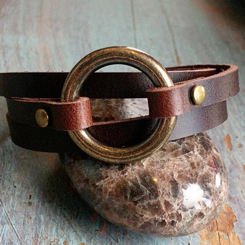 Wrap Leather Bracelet for Women Boho Bracelet Zamak - Etsy