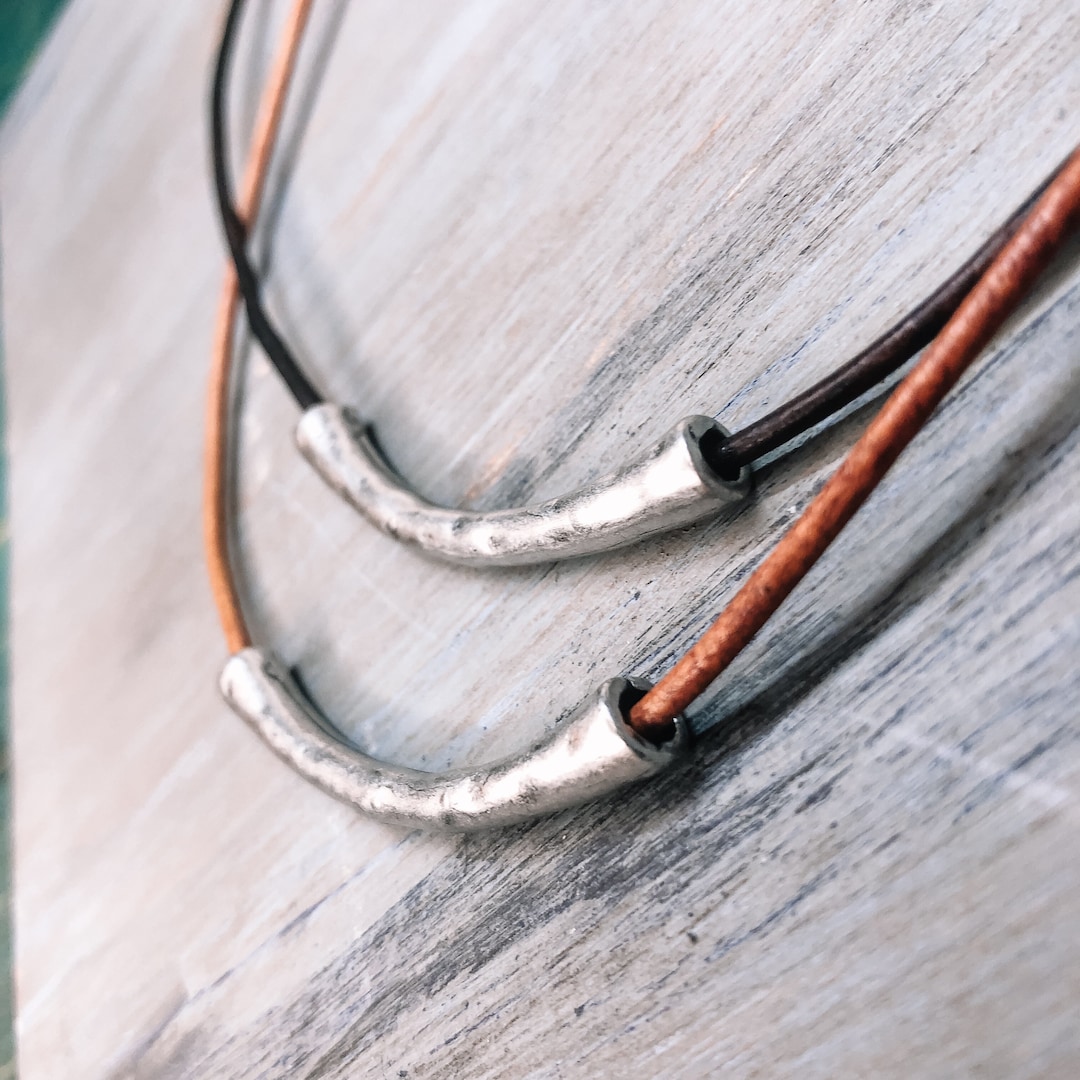 Leather Cord Necklace for Women Leather Jewelry for Women Boho Leather