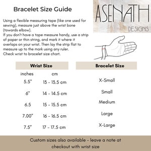Bracelet size guide
