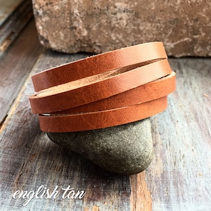 Multistrand Leather Wrap Bracelet Modern Boho Bracelet Simple Leather Bracelets for Women image 1