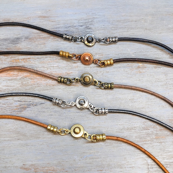 Leather Cord Necklace for Women Men | Pendant Necklace for Men Women | Boho Leather Necklace | Layering Necklace