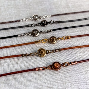 2mm Leather Cord Necklace With Clasp | Add Your Pendant | Custom Jewelry for Women + Men