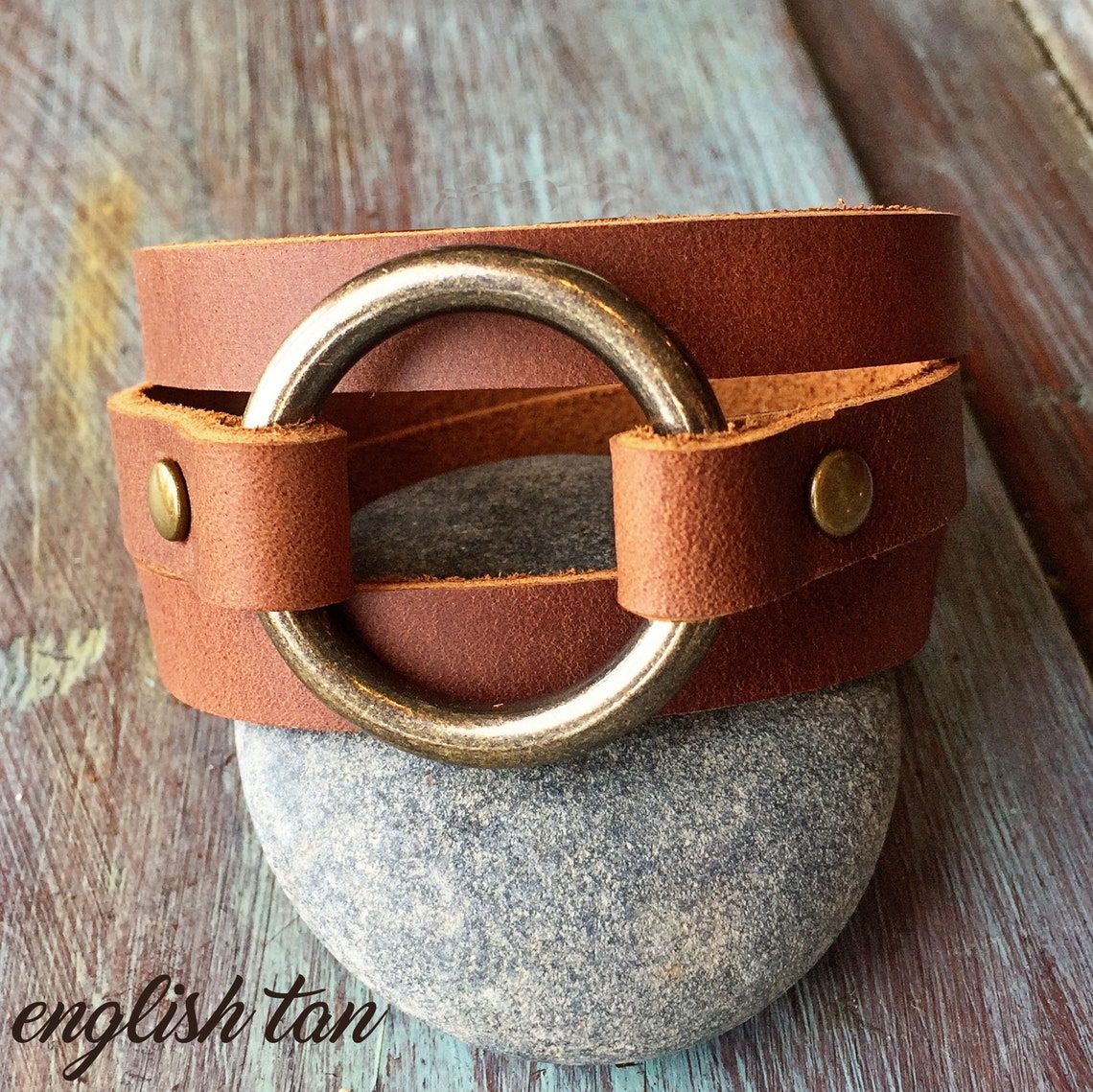 Everyday Leather Wrap Bracelet Womens Leather Wrap Cuff | Etsy