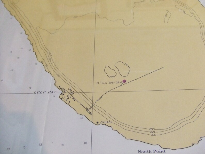 A smaller chart measuring at 21 wide x 18 high 1752 West Indies Navassa Island Caribbean Sea Nautical Chart