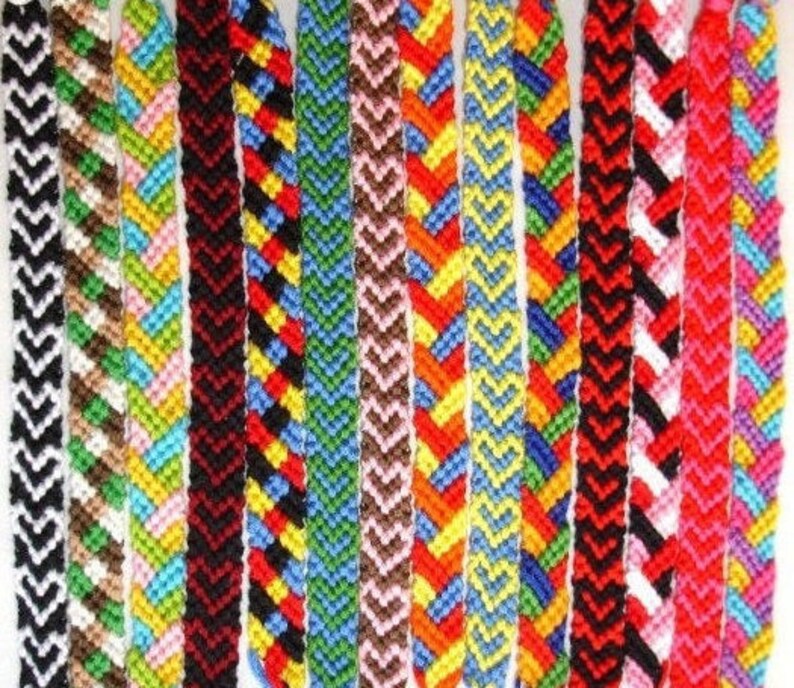 Woven Friendship Bracelet Bulk Birthday Party Party Favor Etsy