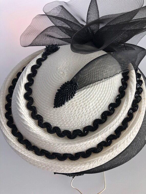 Pillbox Hat With Bow Etsy