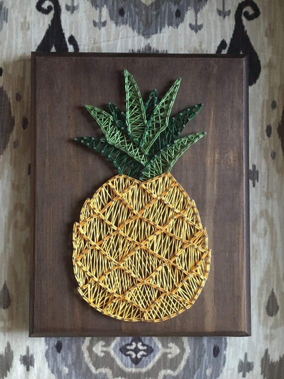 Pineapple string art | Etsy