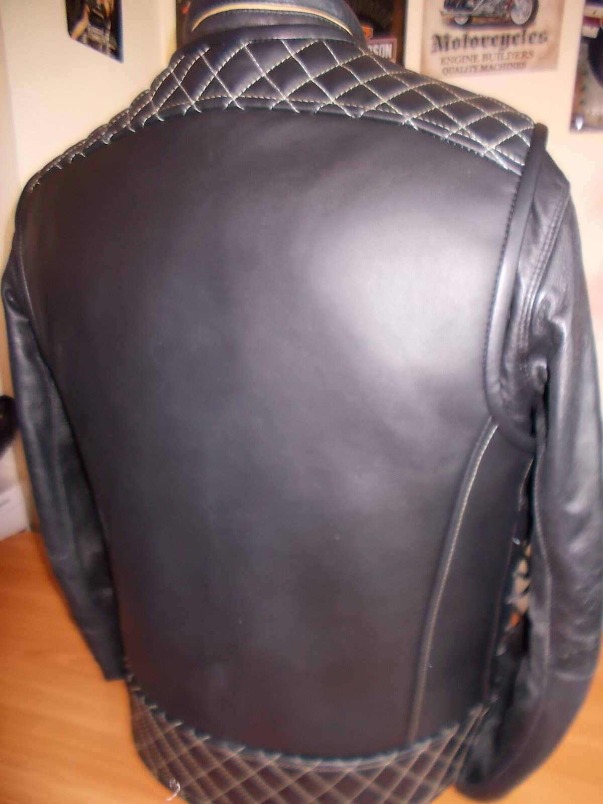 Biker Vest.patch Vest. Genuine Leather-18mm.black.handmade. | Etsy