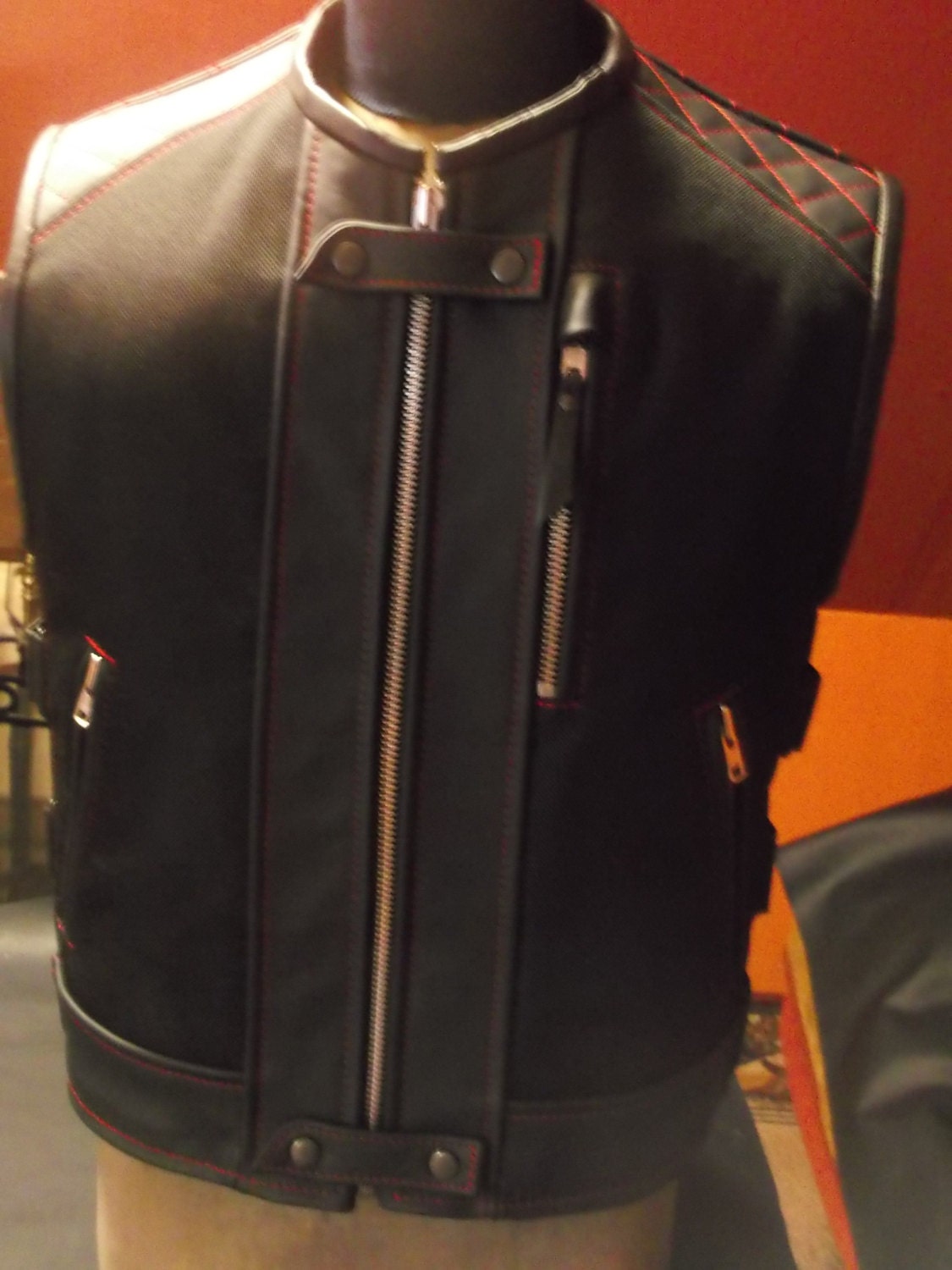 textile motorcycle vest