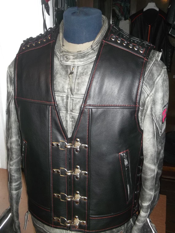 Motorbike 2025 leather vest