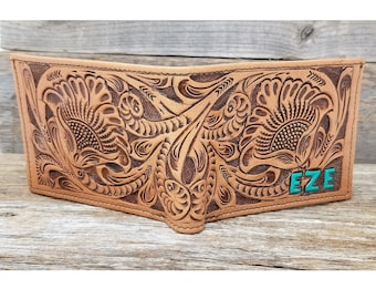 Tooled Leather Wallet, Customize yours!