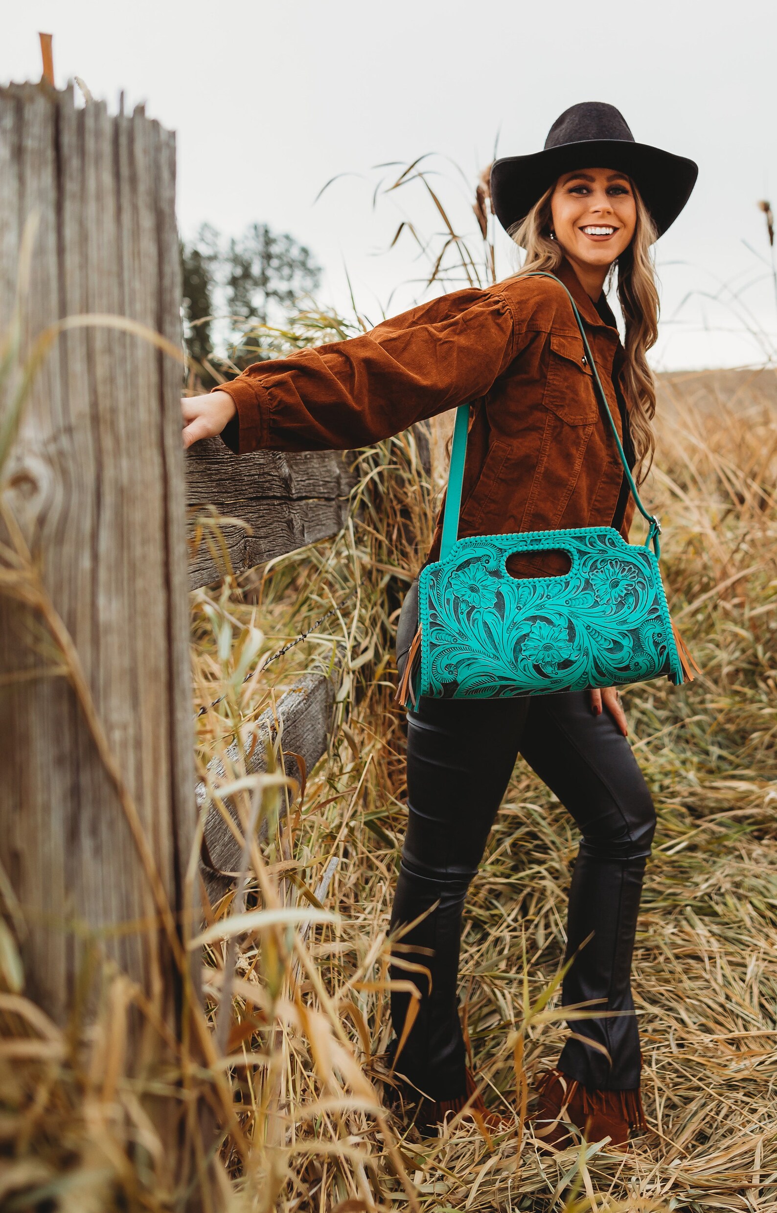 LARGE CANVAS CLUTCH HONEY HONEY main image 1