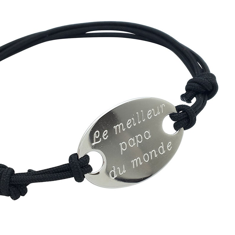 Bracelet personnalisé en argent pour homme - Créatrice ETSY : isabellebshop