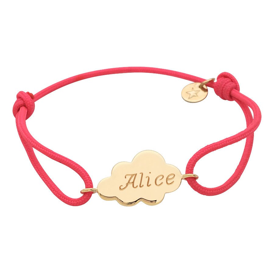 Personalized cord bracelet - Children's jewelry - Women's bracelet, Mom's gift, Birth gift, baby, isabelle b, isabelle jewelry