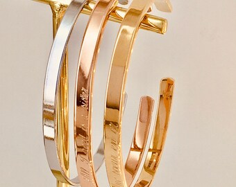Bangle Bracelet, Personalized Bracelet, Customizable Jewelry, Name Bracelet, Mom Bracelet, Godmother, Nanny, Isabelle b, isabelle jewelry