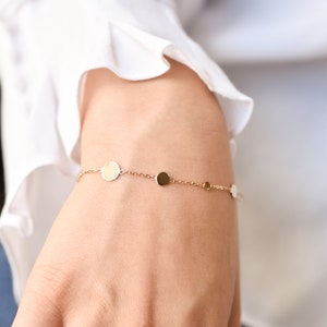 Pulsera personalizada para mamá - Pulsera inicial - Regalo de mamá - Joyería de mujer - Regalo de San Valentín, isabelle b, joyería isabelle