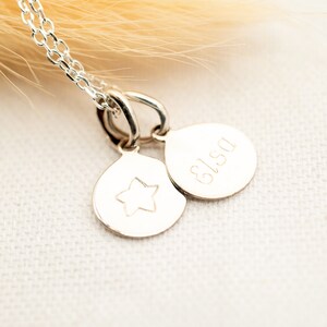 Collar Personalizado Iniciales, medallas, Collar Mamá, Abuela Madrina, Regalo Mujer Personalizado, Regalo Día de la Madre, isabellebshop