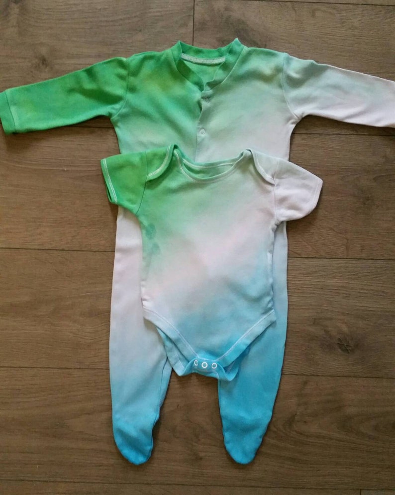 Rainbow baby sleepsuit and vest set Newborn Etsy