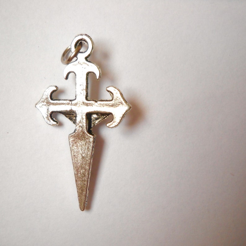 Camino de Santiago Saint St James Cross Necklace / Pendant ...