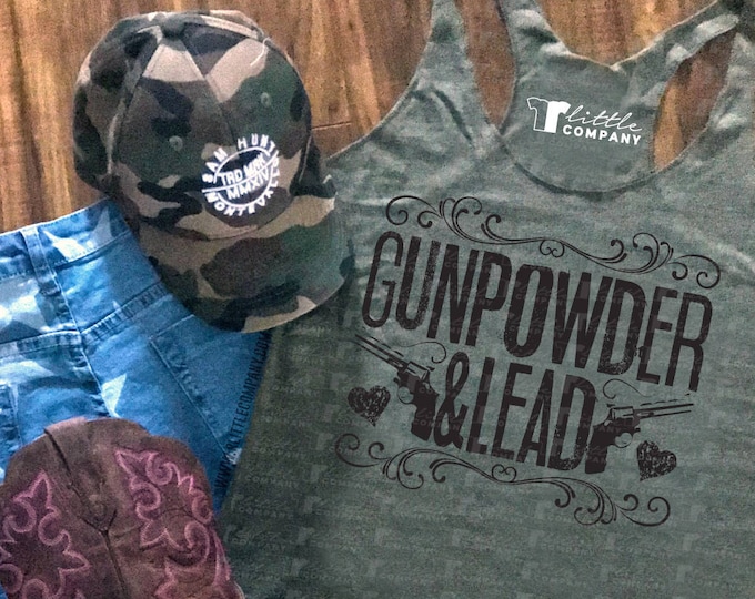 Gunpowder and Lead Women's Tank in Various Colors XS-2XL