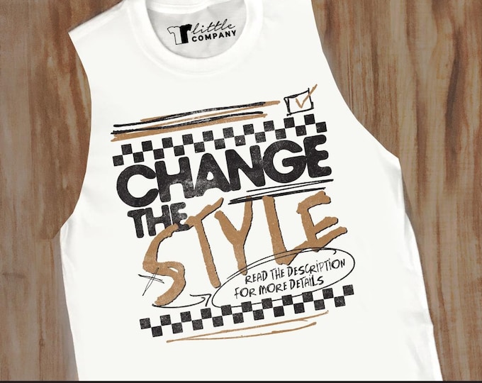 Unisex Cut Tanks -- Change the Shirt Style on Any Listing! -- Read the Description for More Info