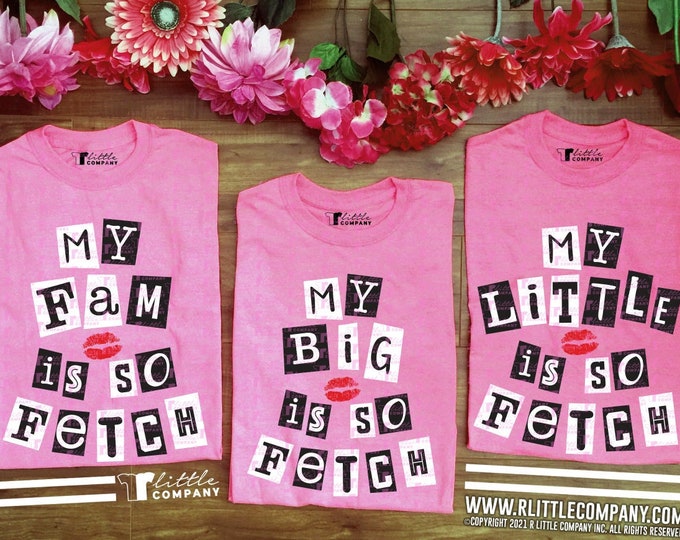 Mean Girls Big Little So Fetch Unisex Softstyle Tees XS-4XL