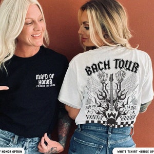 Bach Tour Bachelorette T-shirts Unisex XS-5XL / Personalized Bachelorette Shirts Rock and Roll Bach Matching Shirts Bachelorette Weekend