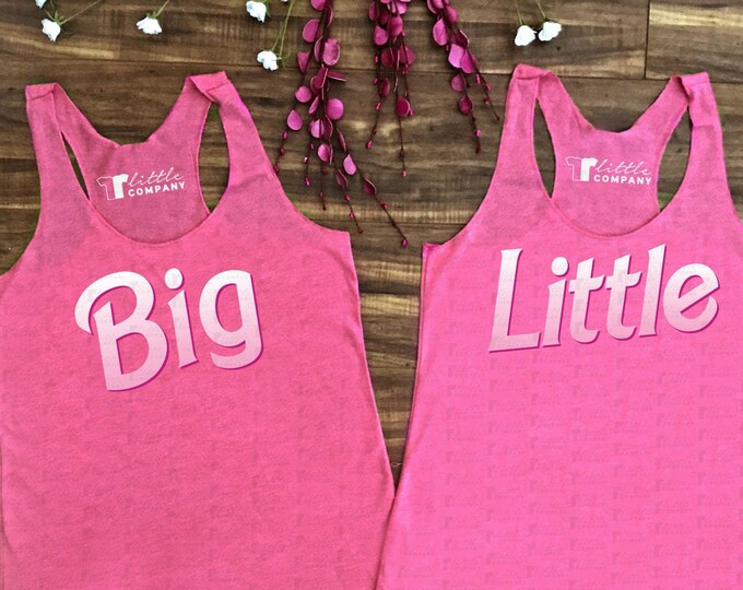 Big Little Sorority Reveal Women's Tank XS-2XL / Big Little Reveal, Big Little Gift, Sorority Tanks, Matching, Custom Sorority