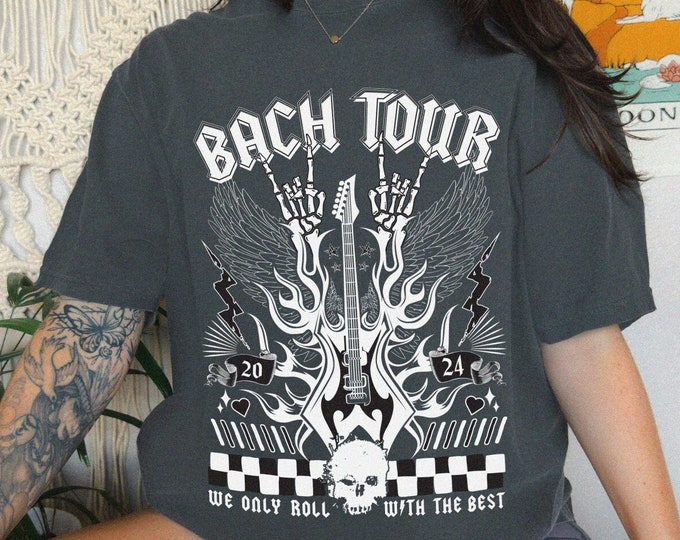 Bach Tour Bachelorette T-shirts Unisex XS-5XL / Personalized Bachelorette Shirts, Rock and Roll Bach Matching Shirts, Bachelorette Weekend