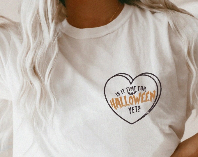 Anti Valentine's Day Halloween Heart Unisex Tshirt XS-5XL / Gift for Her, Halloween Vday, Goth Valentine's, Spooky Valentine's, Personalized