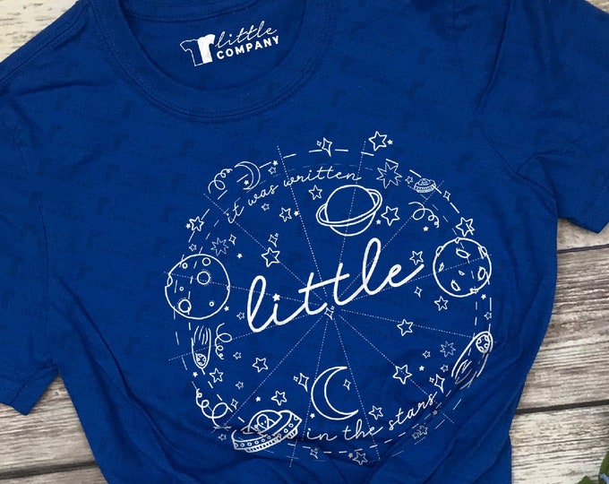 It was Written in the Stars Space Tee Big Little Custom Unisex Tees XS-2XL