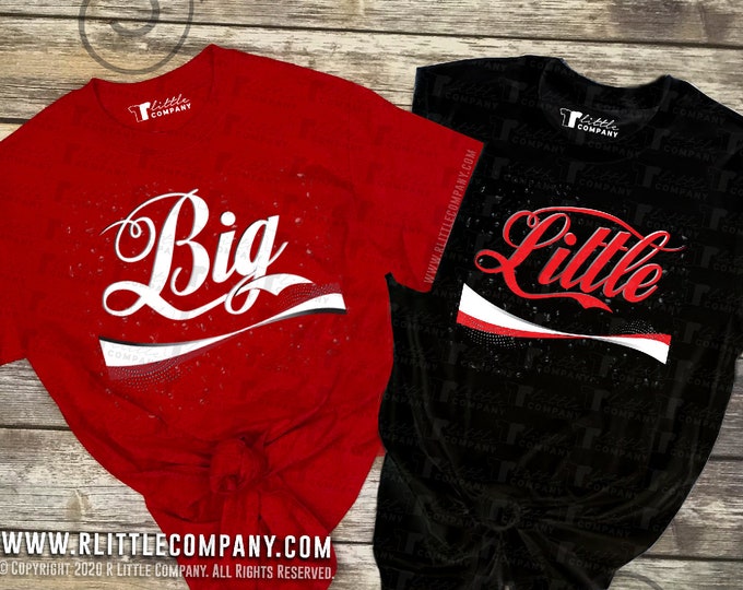 Big Little Family Vintage Cola Soda Unisex Tees XS-2XL