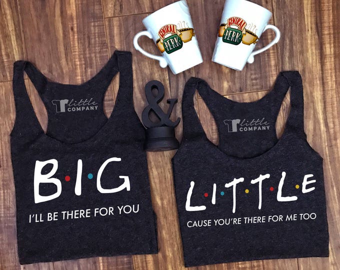 Big and Little Friends Sorority Reveal Women's Lightweight Tank XS-2X // Big Little Reveal // Big Little Gift