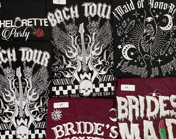 Bride and Bachelorette Clearance Unisex Tshirt / FINAL SALE