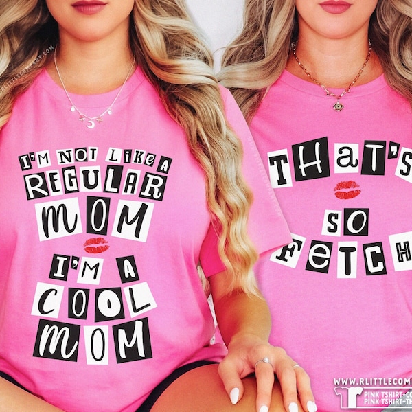 Custom Mean Girls Unisex Tees XS-5XL / That's So Fetch Shirt Matching Best Friends Burn Book Gift for Girlfriend You Cant Sit with Us Tshirt