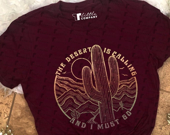 The Desert is Calling and I Must Go Unisex Softstyle Shirt Multiple Colors XS-2XL