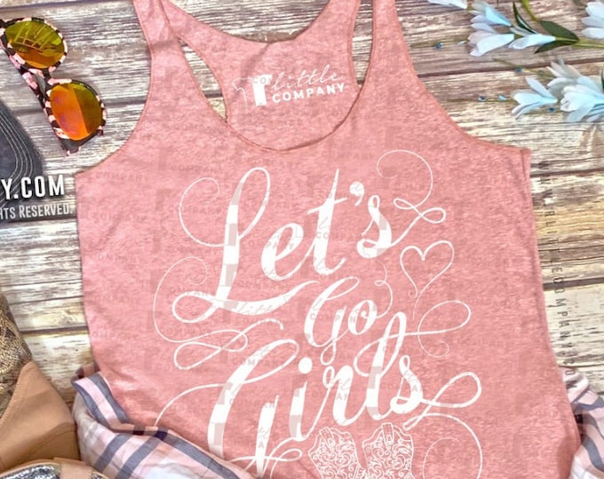 Let's Go Girls Women's Triblend Tank XS-2XL