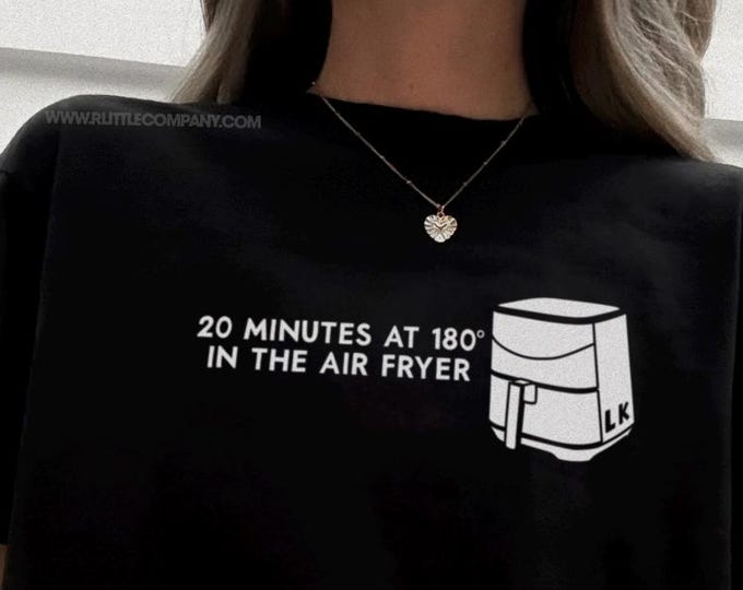 Kpop Comfort Colors Funny Airfryer Meme Unisex Tshirt S-4XL / 20 Minutes 180 Degrees Gift for Kpop Music Skz Boy Group Shirt