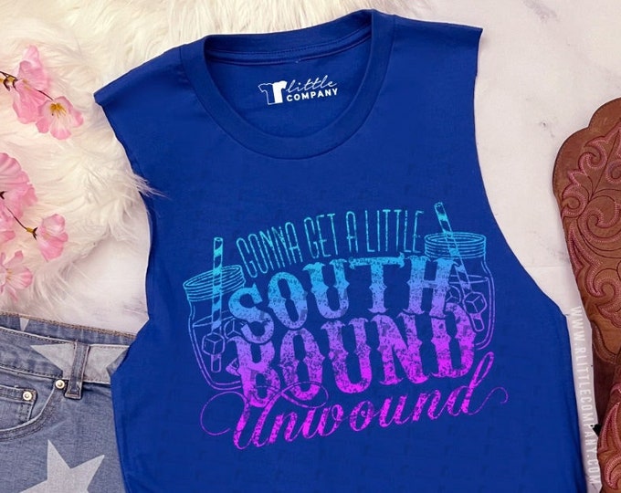 Country Gonna Get a Little Southbound Unwound Soft Unisex Tank XS-5XL