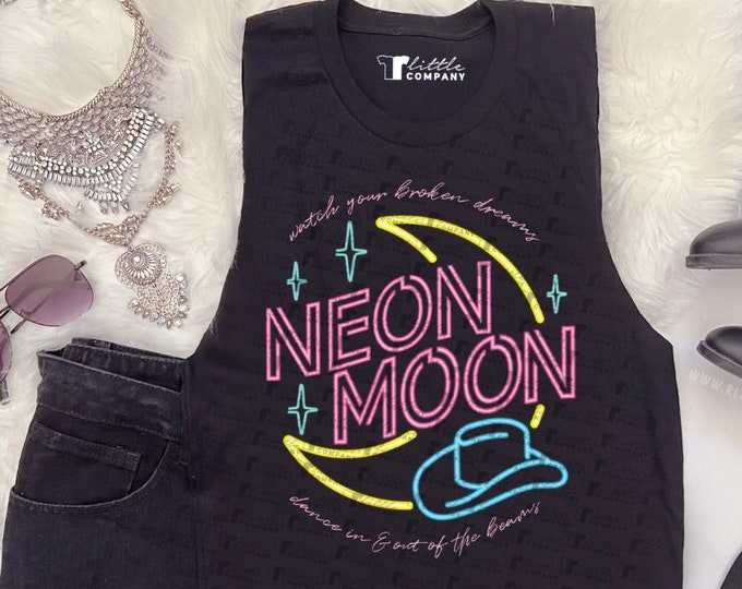 Neon Moon Country Music Unisex Soft Tank XS-5XL