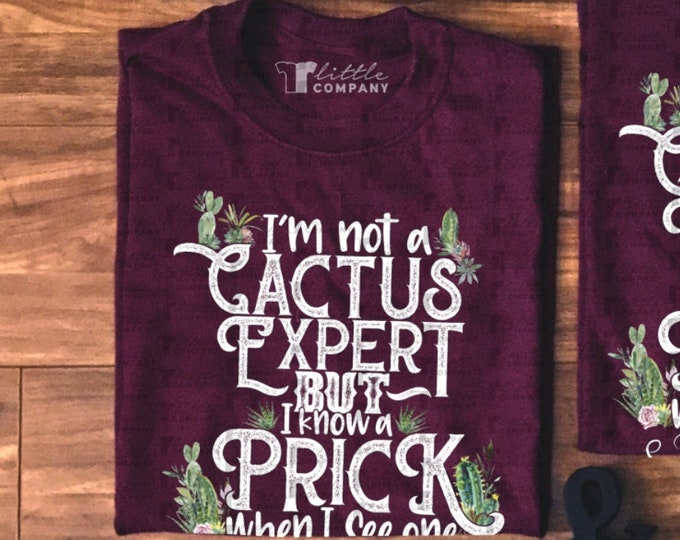 I Know a Prick When I See One Unisex Softstyle Tees XS-2XL