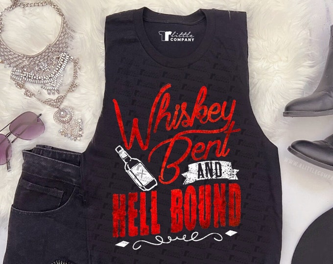 Whiskey Bent & Hell Bound Unisex Soft Tank XS-5XL