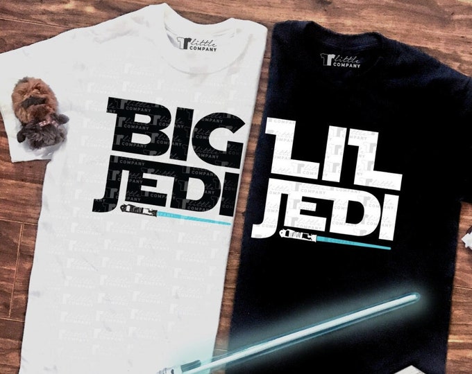 Big Lil Jedi Knight Padawan Unisex Softstyle Tees XS-5XL