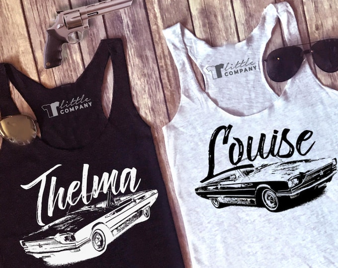 Thelma & Louise Women's Tanks in Various Colors XS-2XL