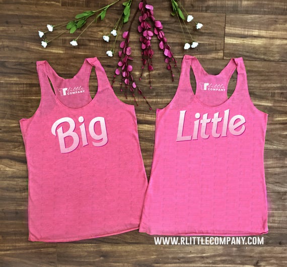 Big Little Extended Family Barbie Tanks XS-2XL // Big Little | Etsy