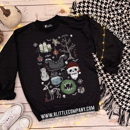 creepy christmas sweater