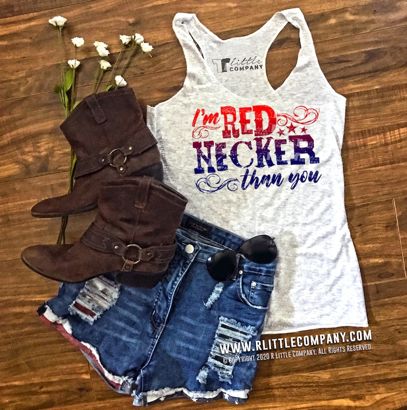 I'm Rednecker Than You Women's Triblend Tank XS-2XL // - Etsy